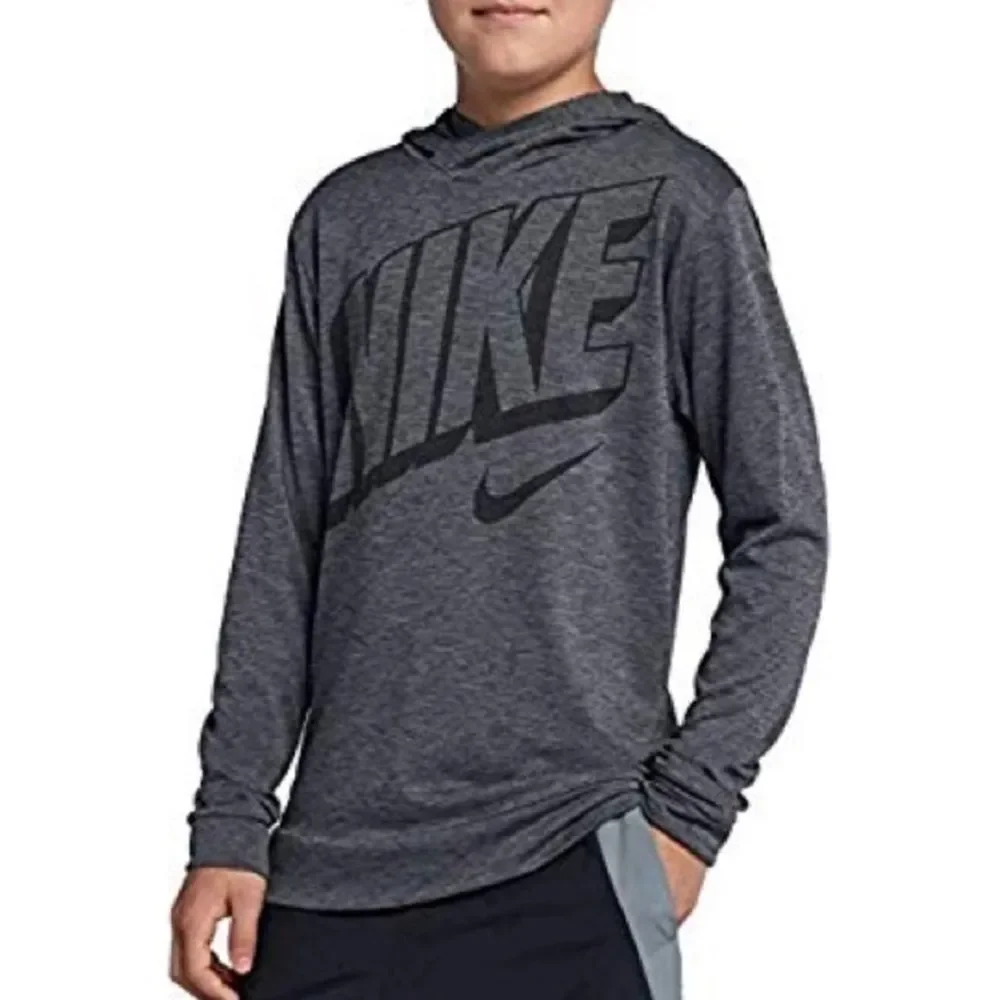 Nike Breathe Logo Hoodie Red NEW Boys Large Style 939664